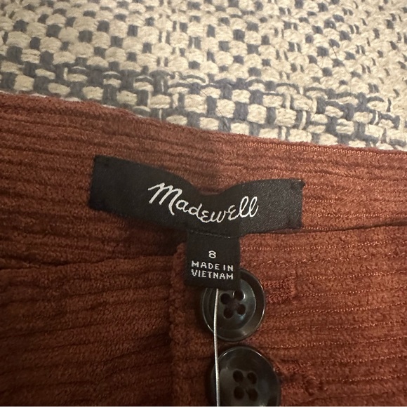 Madewell Corduroy High-Rise Tapered Pants sz 8 NWT - Picture 5 of 10